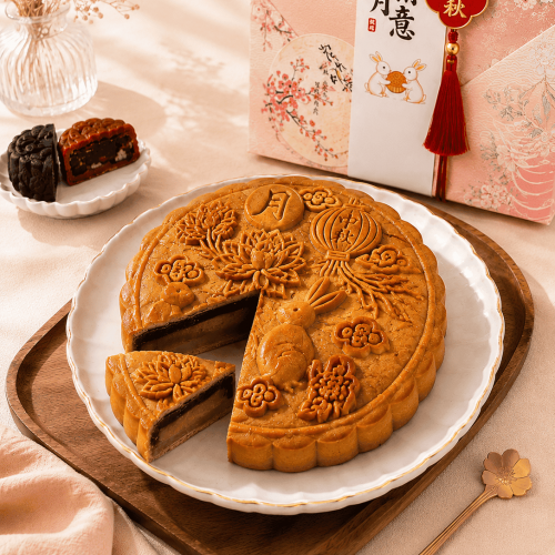 Floral Moon · Grand Reunion Mooncake 花月臻礼 · 团圆大月7 inch Floral Moon · Grand Reunion Mooncake 花月臻礼 · 团圆大月7 inch